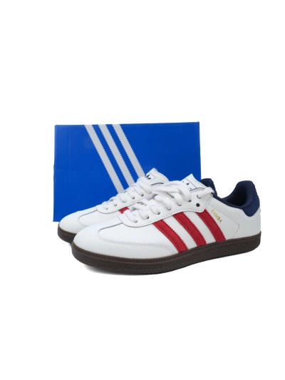 Originals Samba OG White Victory Red Indigo IH4881  02