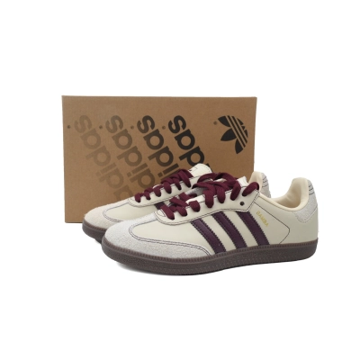 Originals Samba OG Wonder White Maroon IG1987  02