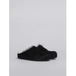 PKGoden Black long hair calfskin Fussbett sabot Marni Slides
