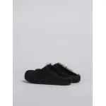 PKGoden Black long hair calfskin Fussbett sabot Marni Slides