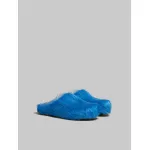 PKGoden Blue long-hair calfskin Fussbett sabot Marni Slides