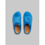 PKGoden Blue long-hair calfskin Fussbett sabot Marni Slides