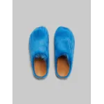 PKGoden Blue long-hair calfskin Fussbett sabot Marni Slides