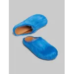 PKGoden Blue long-hair calfskin Fussbett sabot Marni Slides