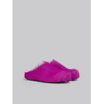 PKGoden Fuchsia long-hair calfskin Fussbett sabot Marni Slides