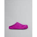 PKGoden Fuchsia long-hair calfskin Fussbett sabot Marni Slides