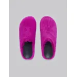 PKGoden Fuchsia long-hair calfskin Fussbett sabot Marni Slides