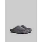 PKGoden Grey long-hair calfskin Fussbett sabot Marni Slides
