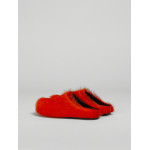 PKGoden Orange long hair calfskin Fussbett sabot Marni Slides