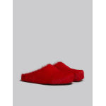 PKGoden Red long-hair calfskin Fussbett sabot Marni Slides