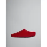 PKGoden Red long-hair calfskin Fussbett sabot Marni Slides