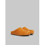 PKGoden Yellow long-hair calfskin Fussbett sabot Marni Slides
