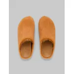 PKGoden Yellow long-hair calfskin Fussbett sabot Marni Slides