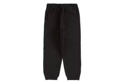 Supreme Satin Appliqué Sweatpant Black pants 02