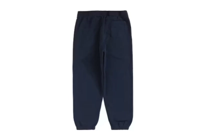 Supreme Satin Appliqué Sweatpant Navy pants 02