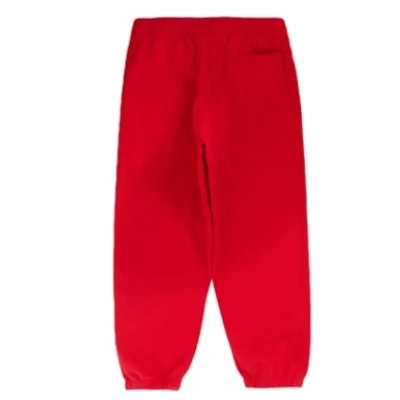 Supreme Satin Applique Sweatpant Red pants 02