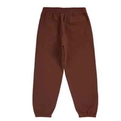 Supreme Satin Applique Sweatpant Brown pants 02