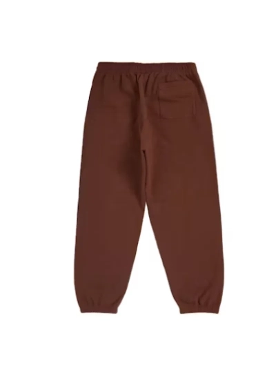 Supreme Satin Applique Sweatpant Brown pants 02