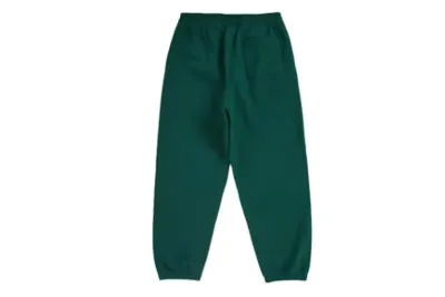Supreme Satin Applique Sweatpant Dark Green pants 02