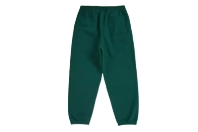 Supreme Satin Applique Sweatpant Dark Green pants 02