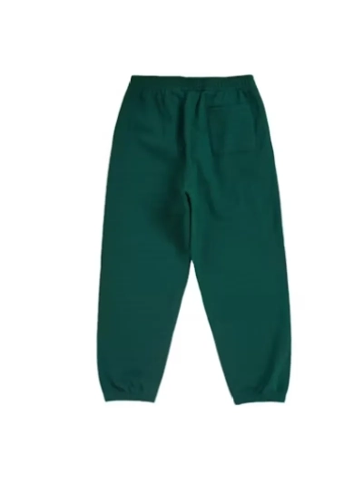 Supreme Satin Applique Sweatpant Dark Green pants 02