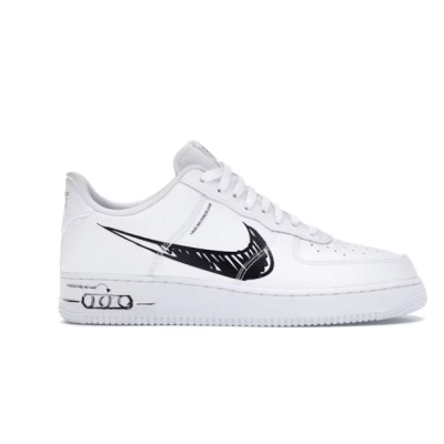 OG Air Force 1 Low Sketch White Black,CW7581-101 01