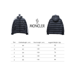 Moncler 2022 autumn and winter down jacket stellaire hooded down jacket color matching short jacket