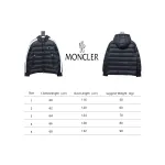 Moncler 2022 autumn and winter down jacket stellaire hooded down jacket color matching short jacket