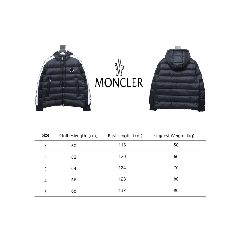 Moncler 2022 autumn and winter down jacket stellaire hooded down jacket color matching short jacket