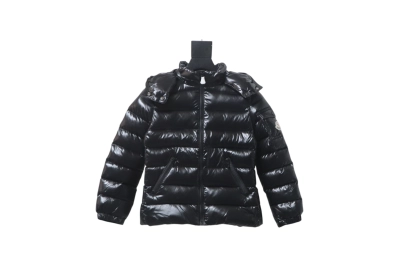 Moncler Bady new felt patchwork children's long down jacket 01