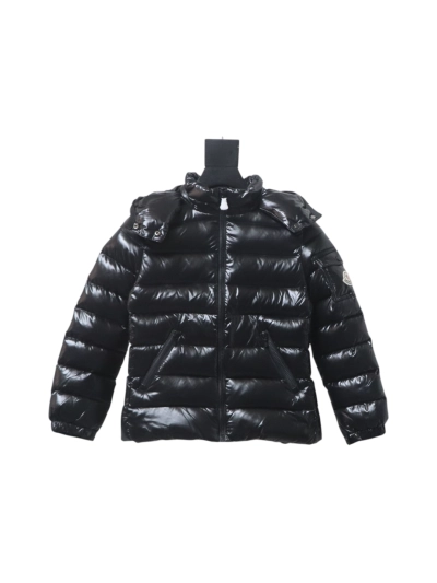 Moncler Bady new felt patchwork children's long down jacket 01