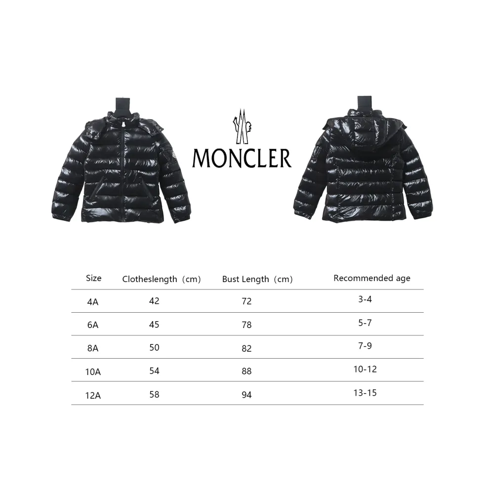 Moncler Bady new felt patchwork children's long down jacket