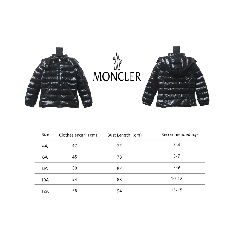 Moncler Bady new felt patchwork children's long down jacket