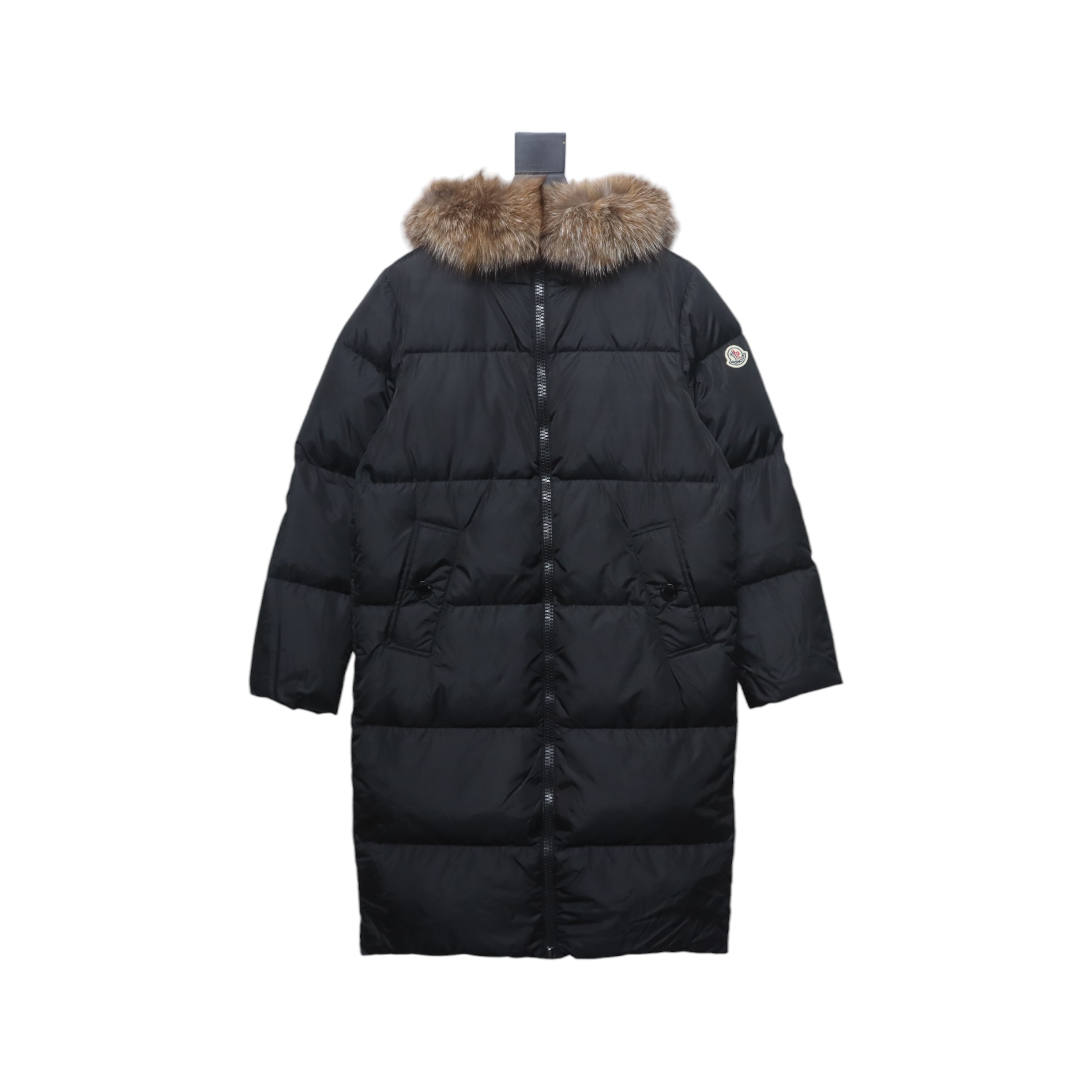 Moncler Blockbuster Marrionnier Fox Fur Collar Long Down Jacket