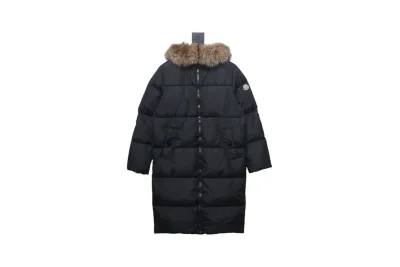 Moncler Blockbuster Marrionnier Fox Fur Collar Long Down Jacket 01