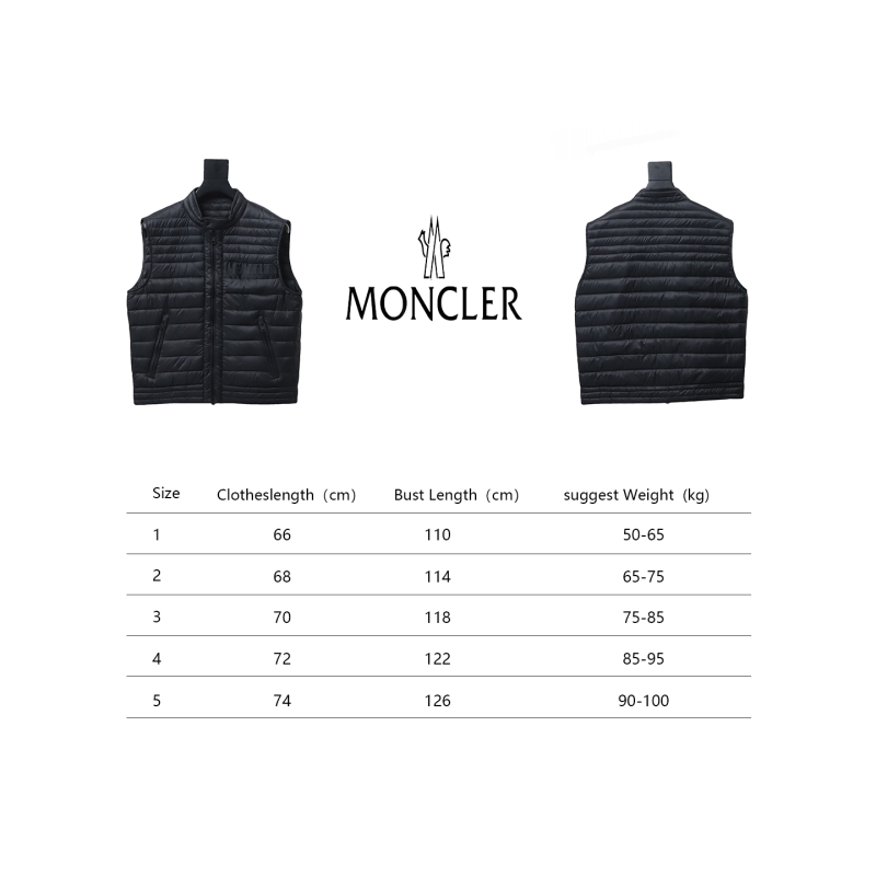 Moncler classic down vest vest