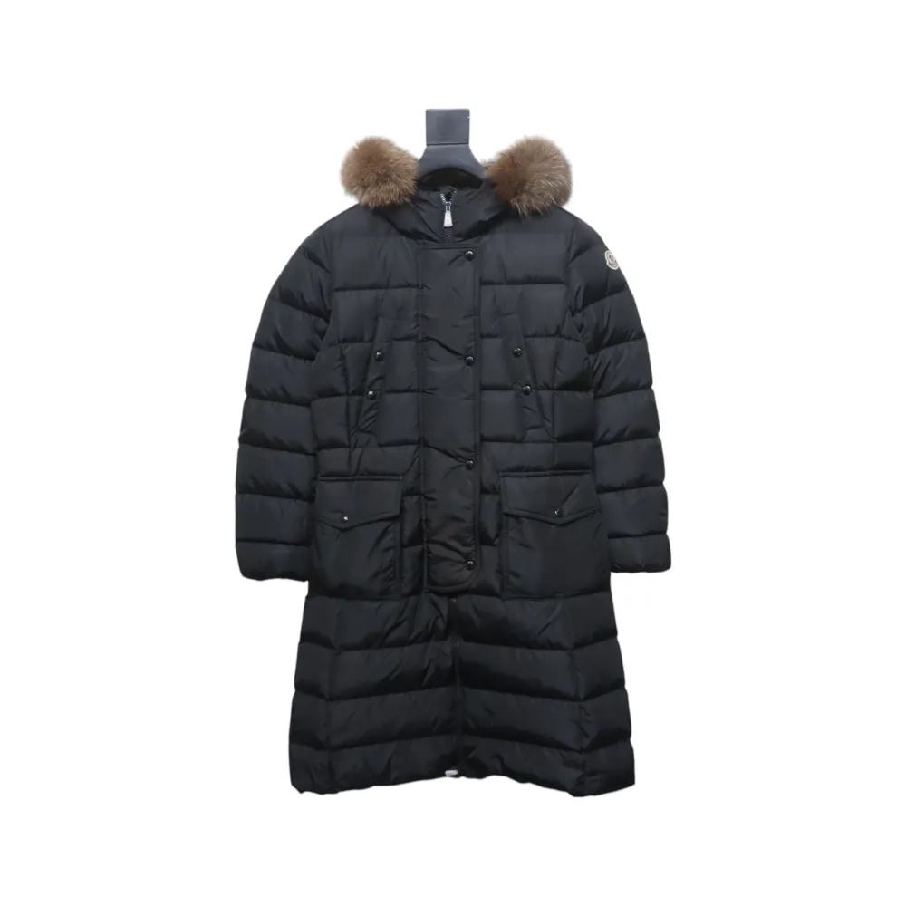 Moncler Khloe long matte down jacket