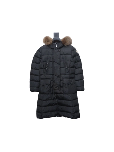 Moncler Khloe long matte down jacket 01
