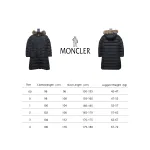 Moncler Khloe long matte down jacket