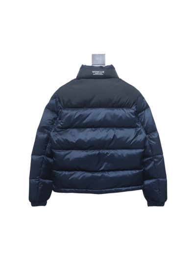 Moncler label patchwork color stand collar down jacket (new national standard 80 down) 02
