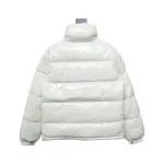 Moncler lacquered stand collar down jacket
