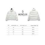 Moncler lacquered stand collar down jacket