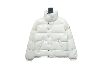 Moncler lacquered stand collar down jacket 01