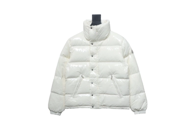 Moncler lacquered stand collar down jacket 01