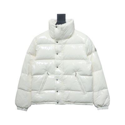 Moncler lacquered stand collar down jacket 01