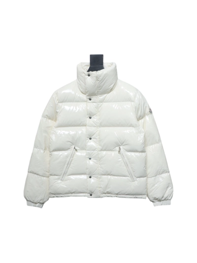 Moncler lacquered stand collar down jacket 01
