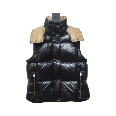 Moncler Luzule new classic short down detachable hooded vest 01