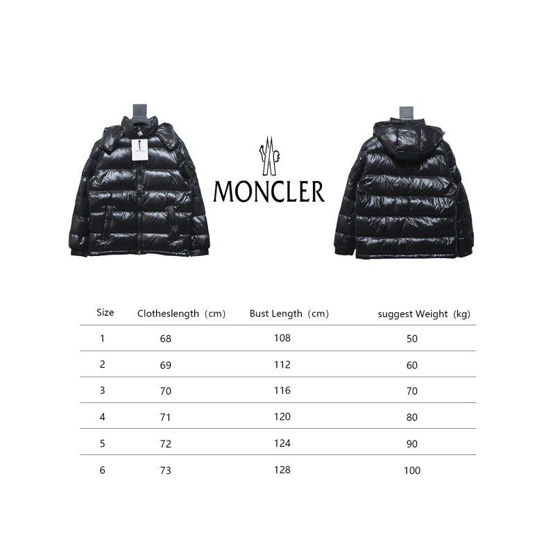 Moncler Maya classic glossy down jacket