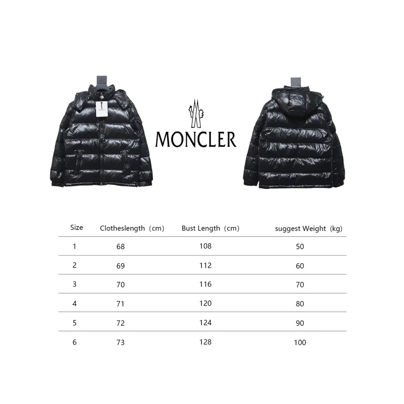 Moncler Maya classic glossy down jacket