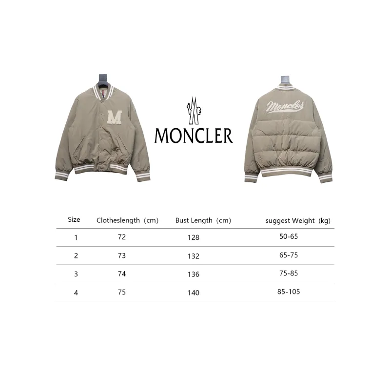 Moncler MC Lateltin M standard college style down jacket 2